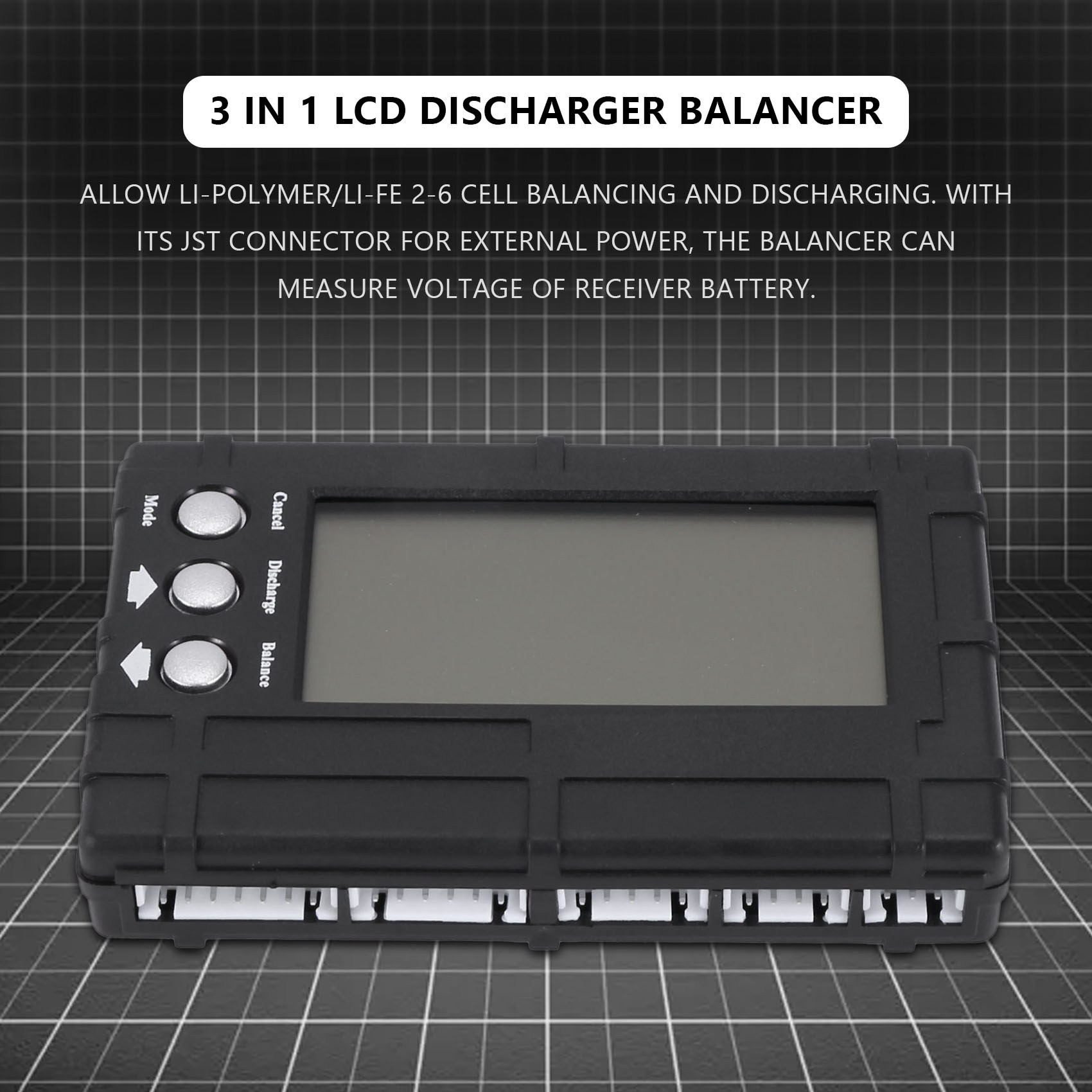 Lipo Battery 6S - 3 in 1 LCD RC Battery