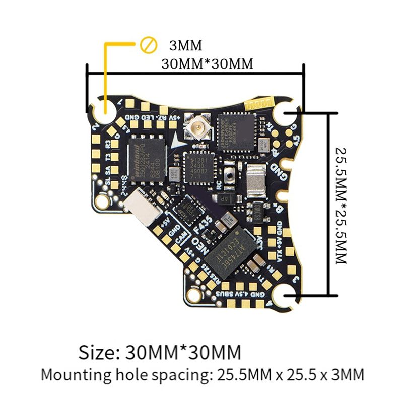 FBIL-F435 NEO 1S AIO Flight Co - đánh giá và giá 4 In 1 Esc