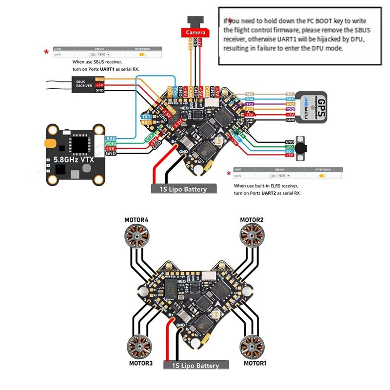 FBIL-F435 NEO 1S AIO Flight Co - đánh giá và giá 4 In 1 Esc