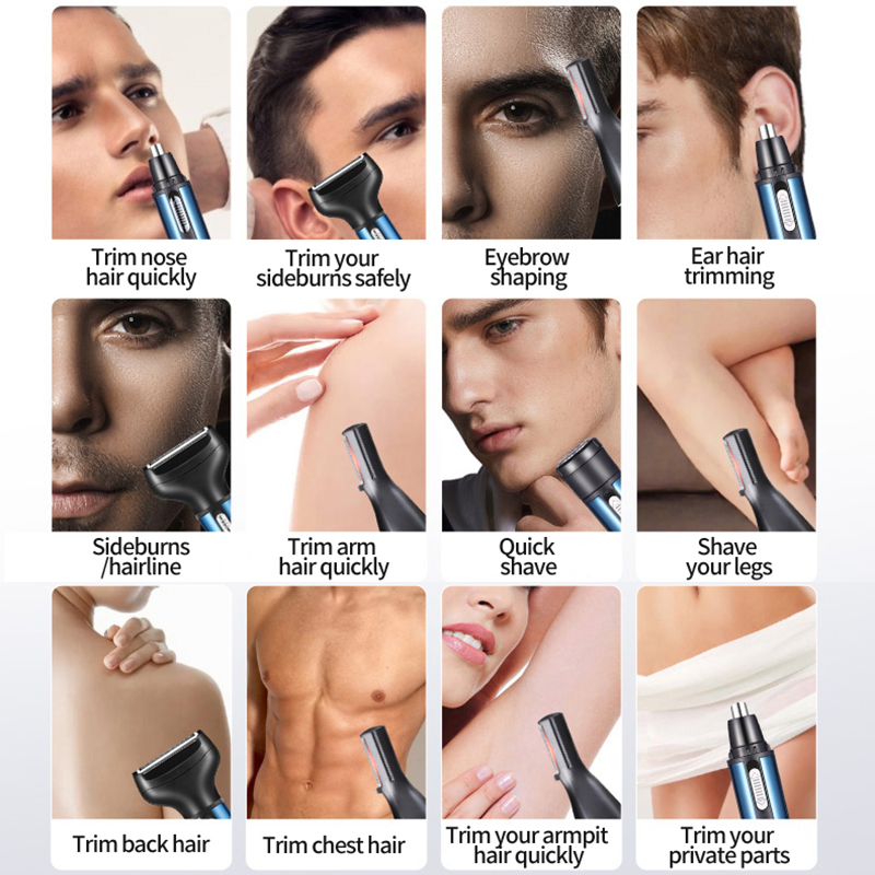 Electric Nose Ear Hair Trimmer - đánh giá và giá 4 In 1 Esc