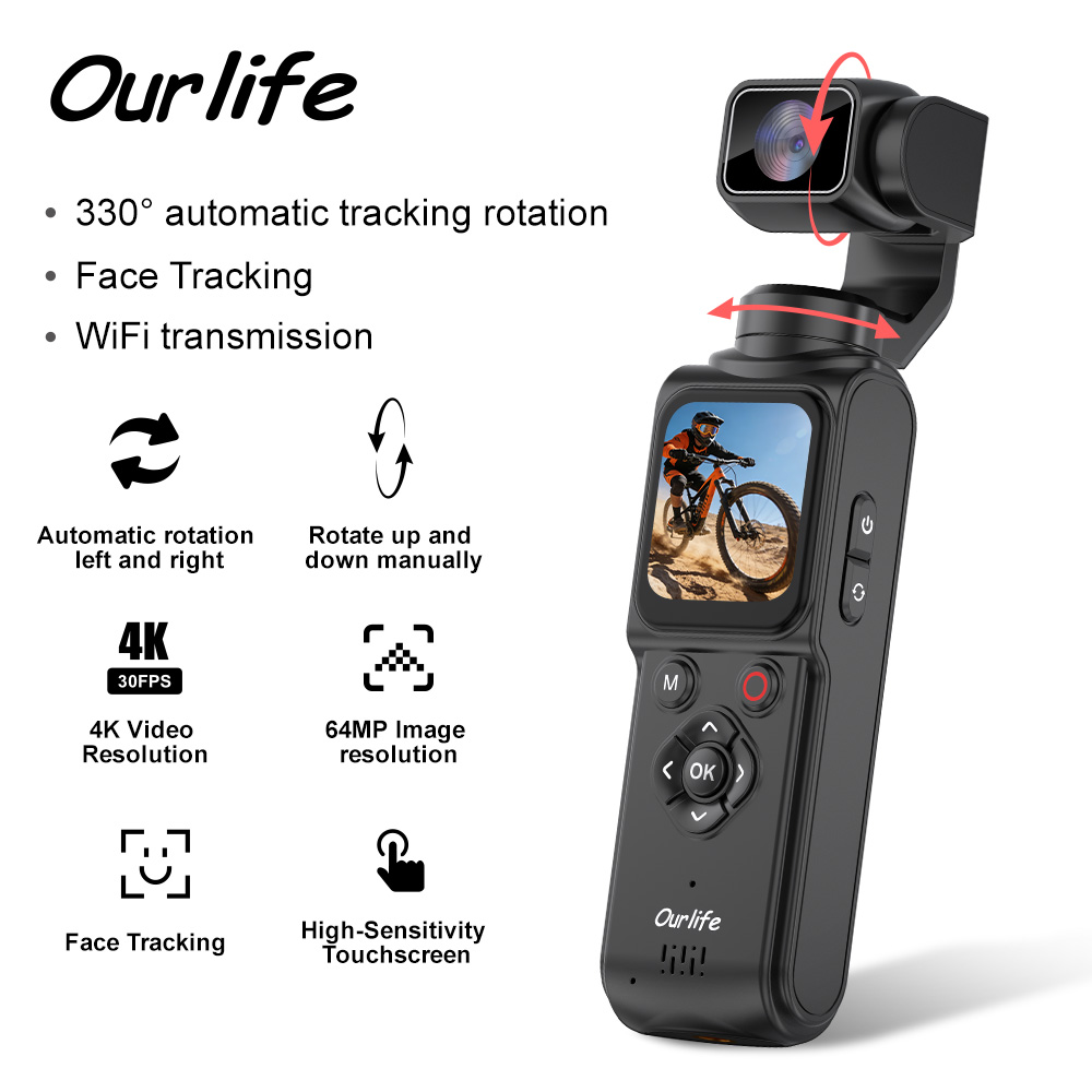 Ourlife 4K Action Camera 330°  - đánh giá và giá Runcam Camera