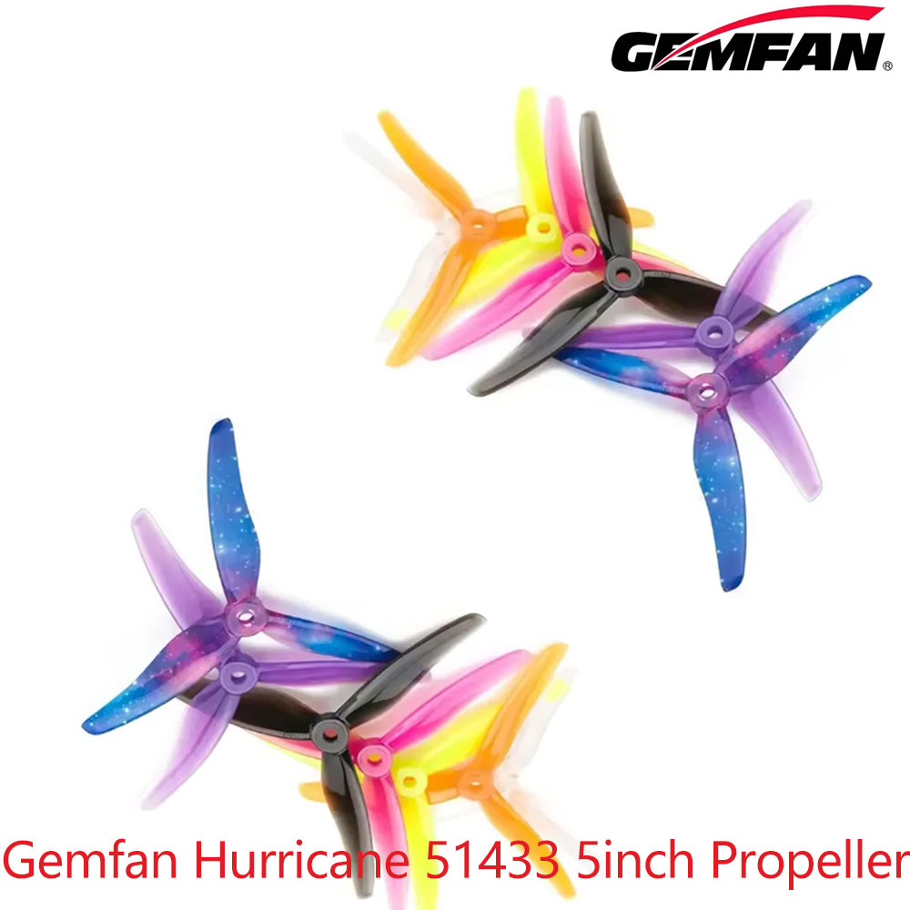 12Pairs Gemfan Hurricane 51433 - đánh giá và giá 5 Inch Propeller