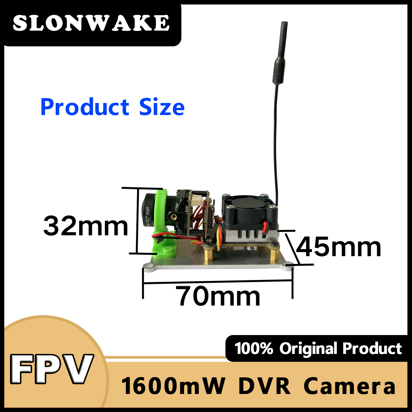 SLONWAKE 5.8G 48CH 200/500/100 - đánh giá và giá Fpv Camera