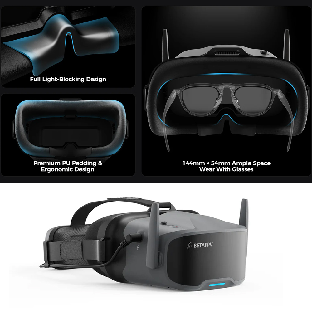 BETAFPV VR04 FPV Goggles HD Pr - đánh giá và giá Fpv Goggles