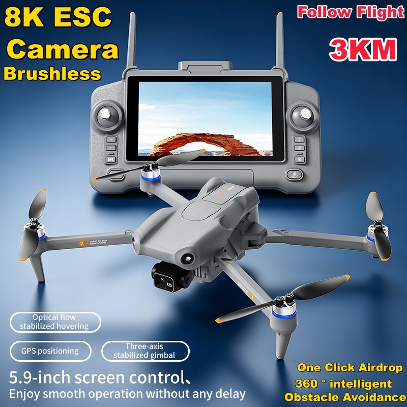 5.9in Touch Screen 3 Axis Gimb - đánh giá và giá 4 In 1 Esc