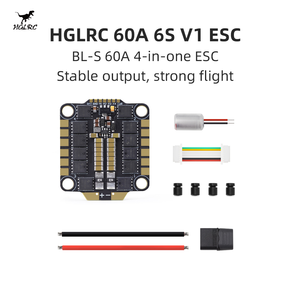 HGLRC 60A 6S V1 4-in-1 ESC BLH - đánh giá và giá 4 In 1 Esc