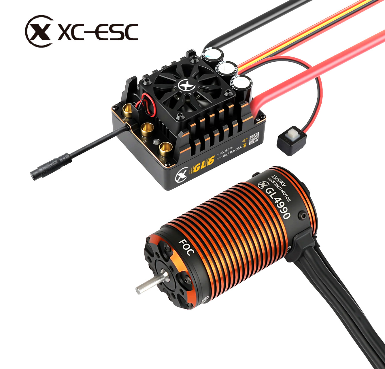 XC COMBO FOC CRAWLER BRUSHLESS - đánh giá và giá 4 In 1 Esc