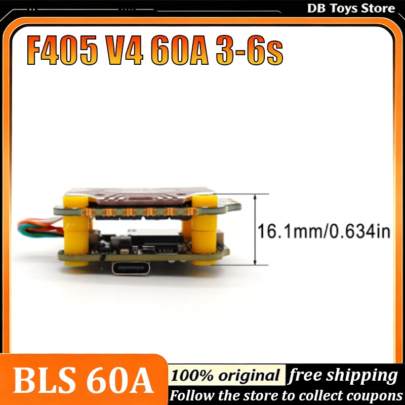Stack BLS 60A F405 V4 Flight C - đánh giá và giá Betaflight Fc