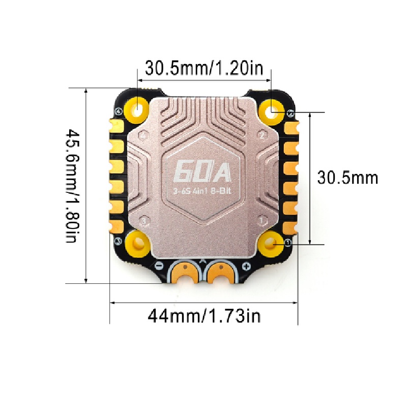 Stack BLS 60A F405 V4 Flight C - đánh giá và giá Betaflight Fc