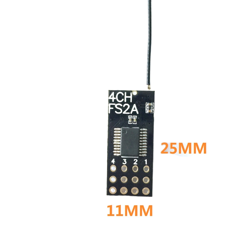 Flysky FS2A Mini Receiver 4CH  - đánh giá và giá Mini Drone