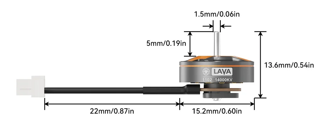 1PCS/4PCS BETAFPV LAVA Series  - đánh giá và giá Brushed Drone Motor