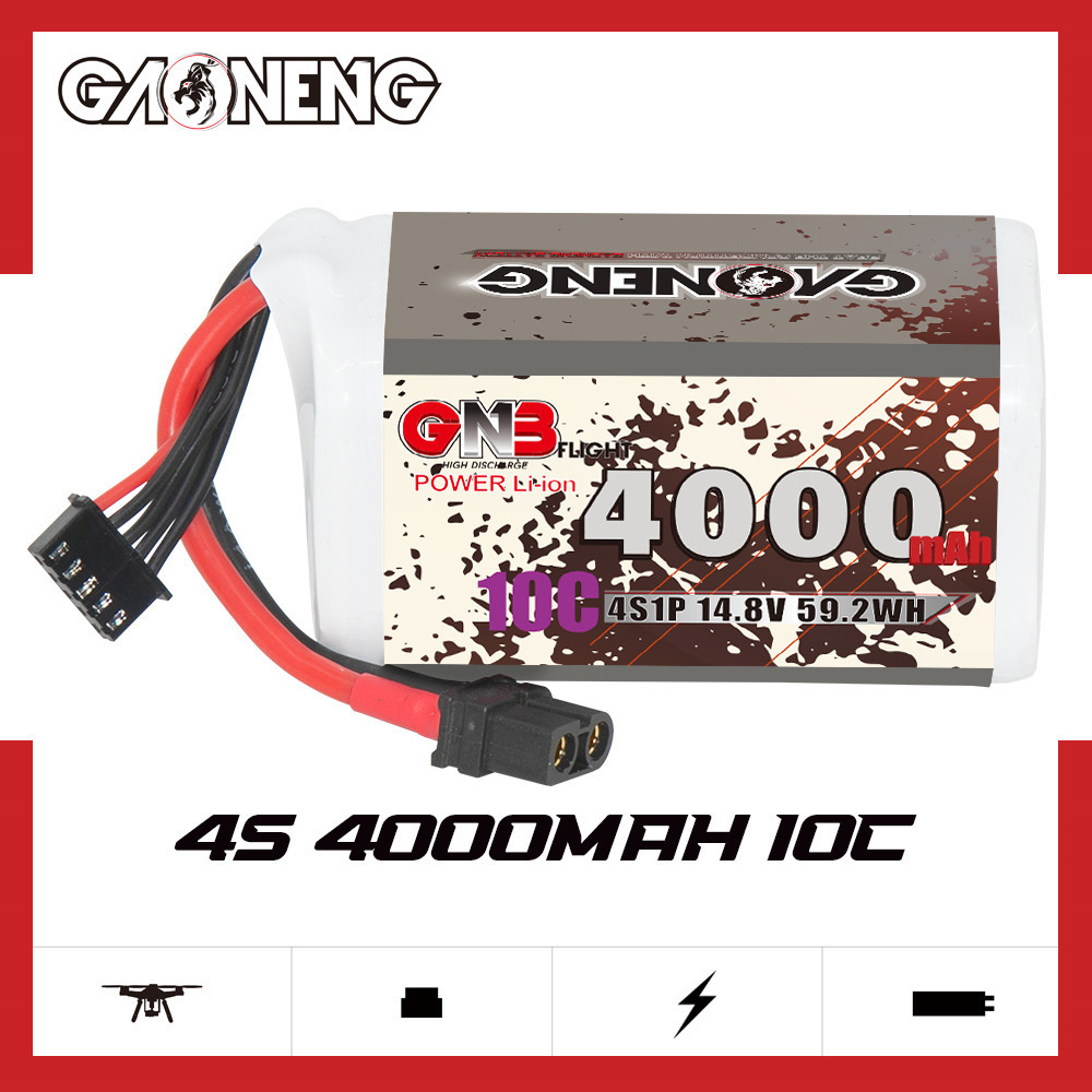 GNB 4000mAh 4S 14.8V 10C 20C W - đánh giá và giá Lipo Battery 4S