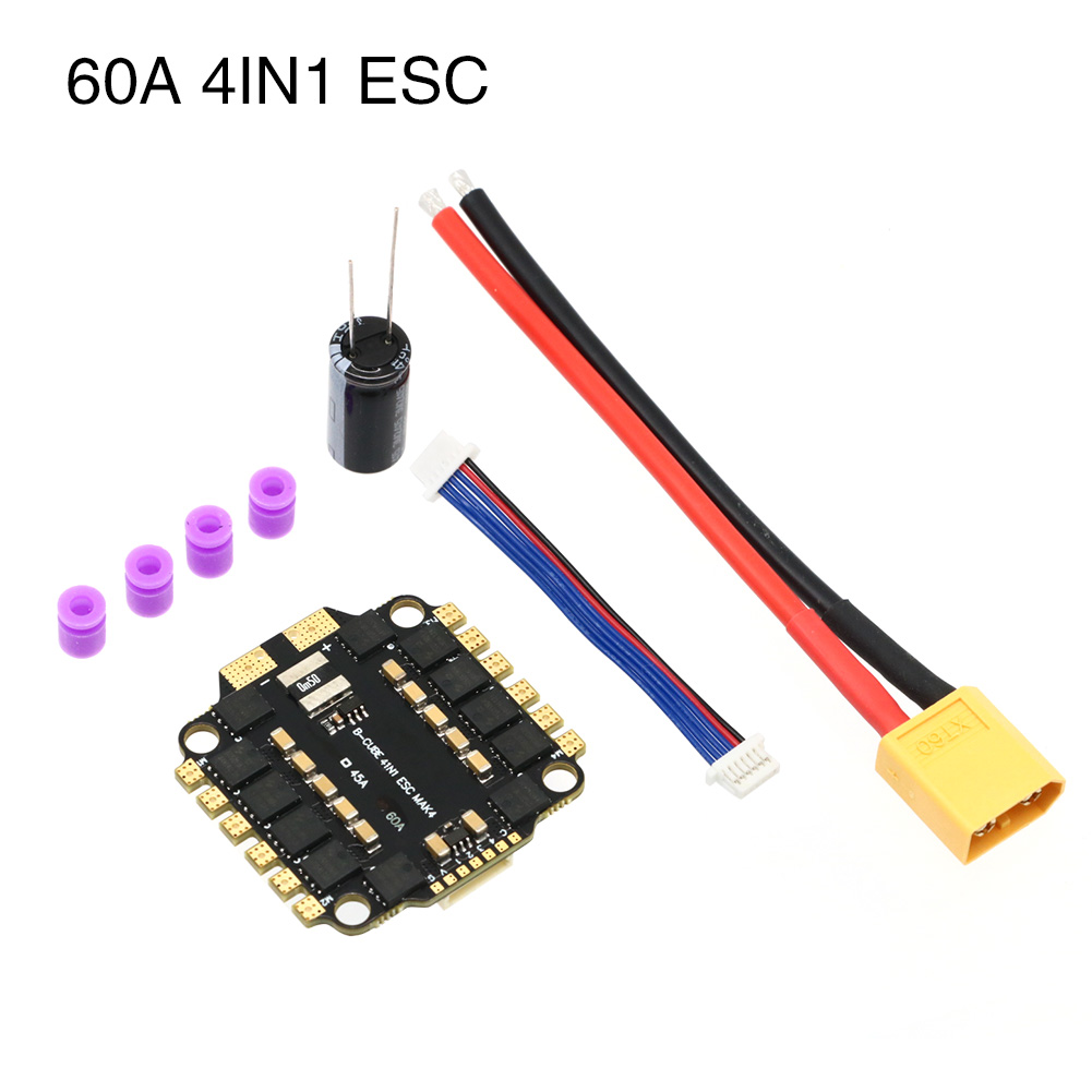 UAngel 4IN1 45A 60A ESC BLHELI - đánh giá và giá 4 In 1 Esc