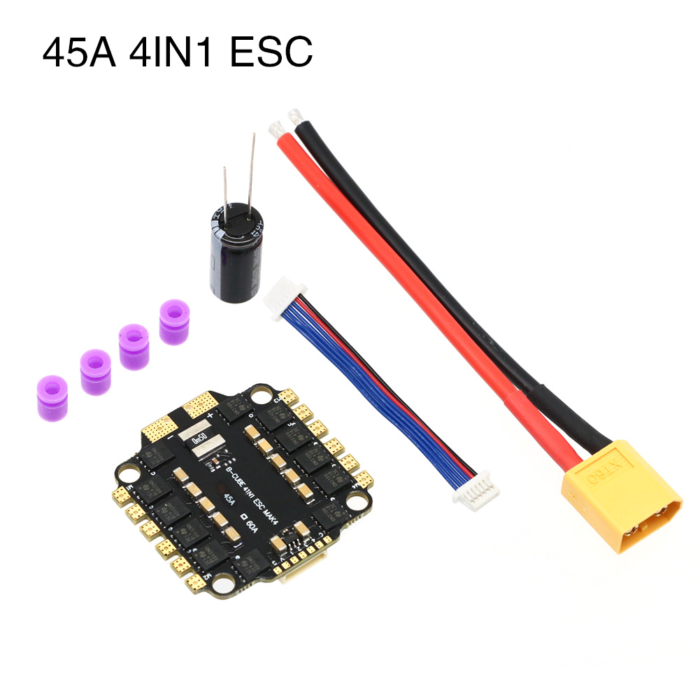 UAngel 4IN1 45A 60A ESC BLHELI - đánh giá và giá 4 In 1 Esc