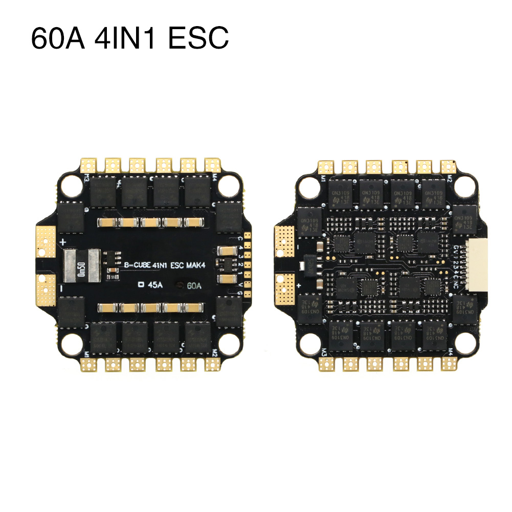 UAngel 4IN1 45A 60A ESC BLHELI - đánh giá và giá 4 In 1 Esc
