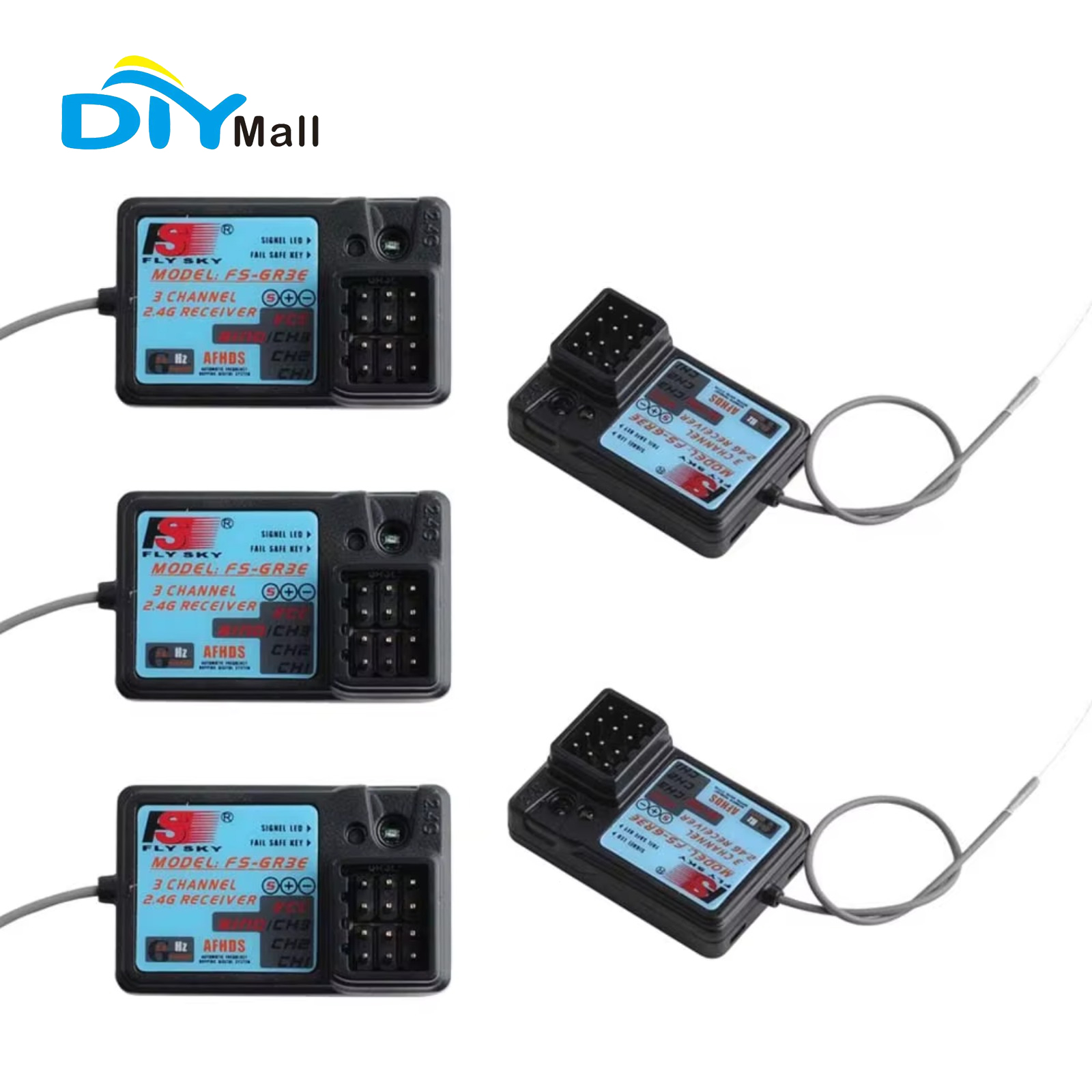 Flysky FS-GR3E 3CH 2.4GHz Wate - đánh giá và giá Flysky Transmitter