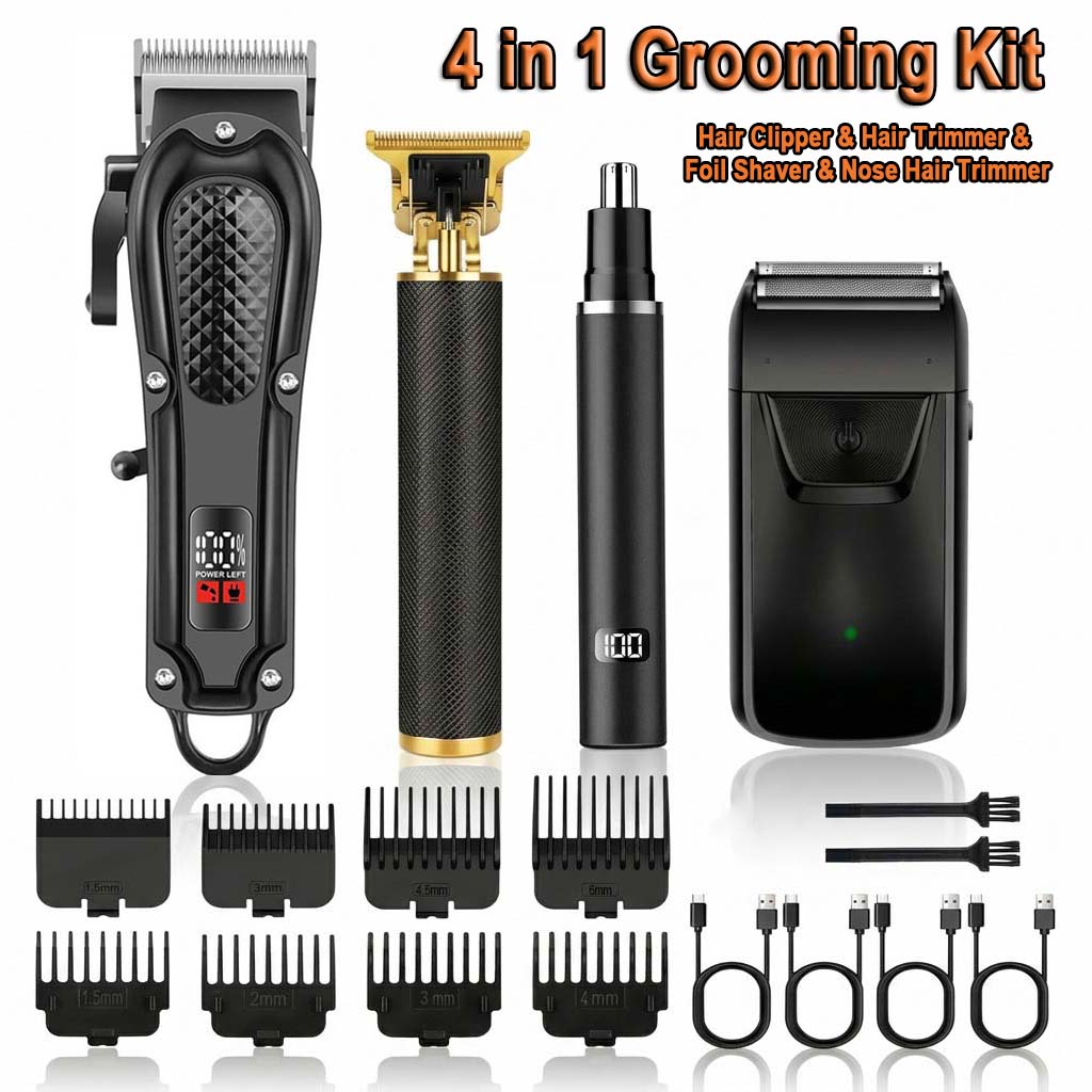 4 in 1 Men's Hair Clipper Set, - đánh giá và giá 4 In 1 Esc