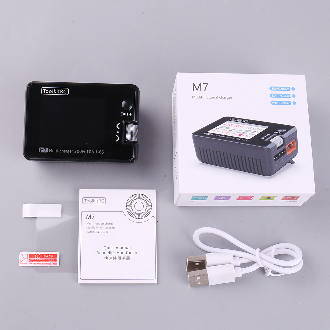 ToolkitRC M7 200W 10A DC Balan - đánh giá và giá Lipo Battery 6S