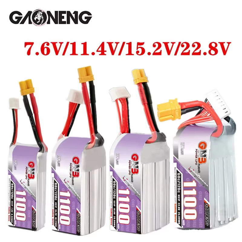 GNB 1100mAh 2S 3S 4S 6S 60C/12 - đánh giá và giá Lipo Battery 4S