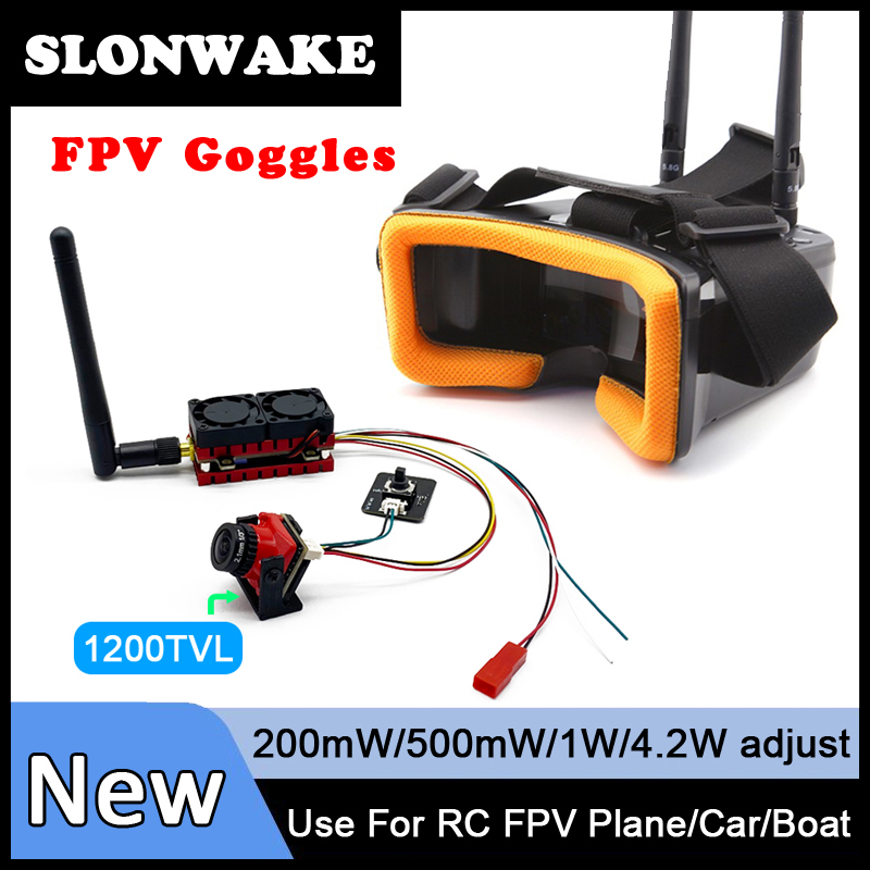 SLONWAKE 5.8G 48CH 4.2W VTX Tr - đánh giá và giá Fpv Goggles