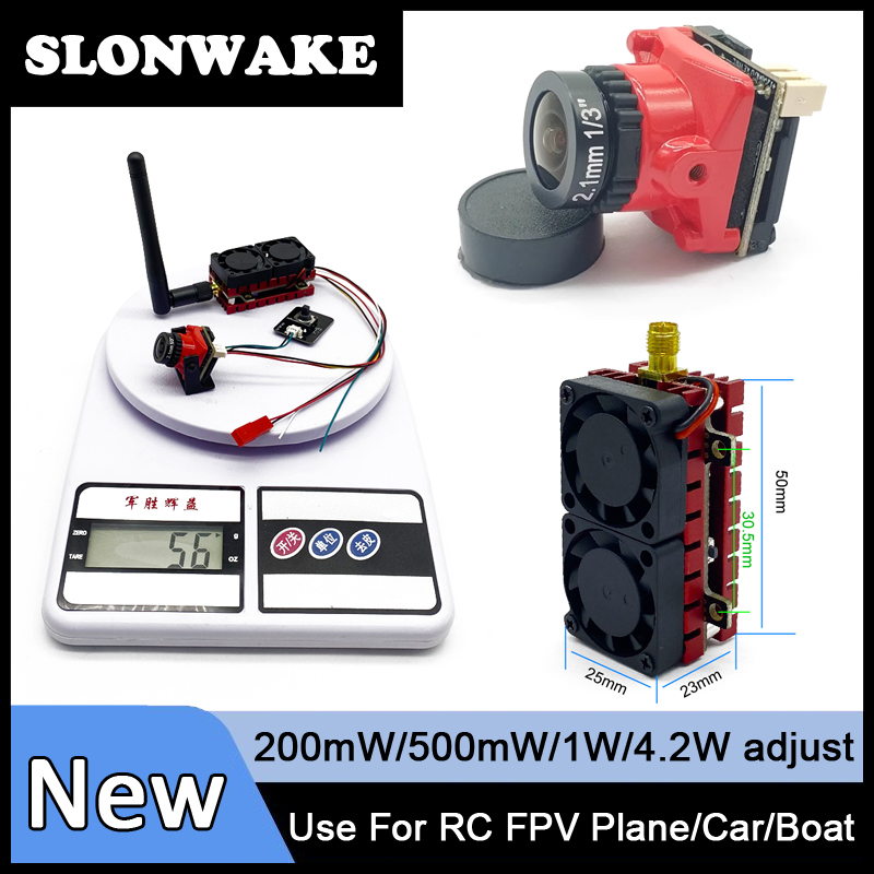 SLONWAKE 5.8G 48CH 4.2W VTX Tr - đánh giá và giá Fpv Goggles