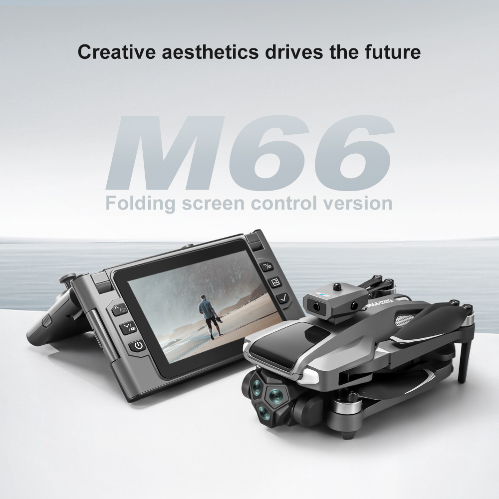 Foldable M66 RC Drone with 4.5 - đánh giá và giá Brushed Drone Motor