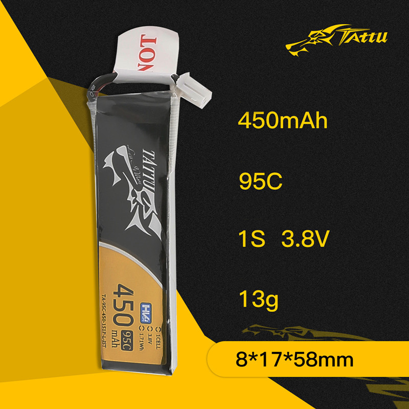 3Pcs NEW TATTU 450/500/550mAh  - đánh giá và giá Lipo Battery 4S