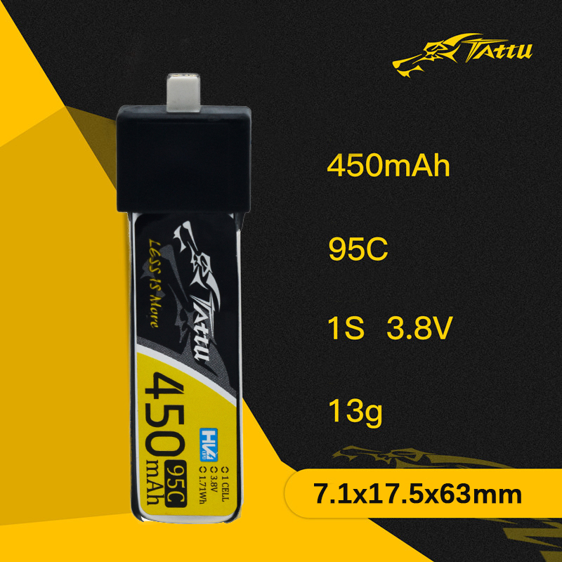 3Pcs NEW TATTU 450/500/550mAh  - đánh giá và giá Lipo Battery 4S