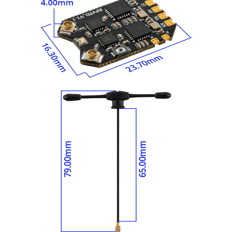 RadioMaster RP4TD ExpressLRS 2 - đánh giá và giá Smoke Stopper