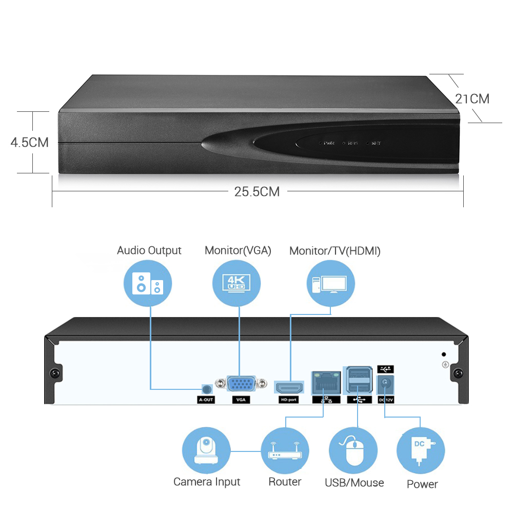 4K ONVIF Camera Quan Sát NVR 3 - đánh giá và giá Hd Zero Camera