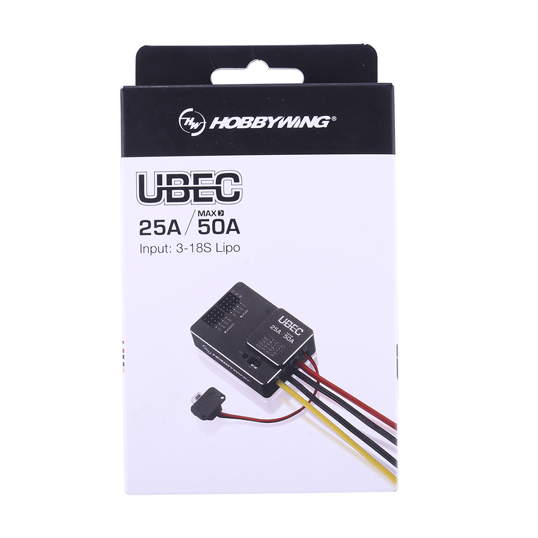 Hobbywing UBEC 25A HV 3-18S Mo - đánh giá và giá Mini Drone