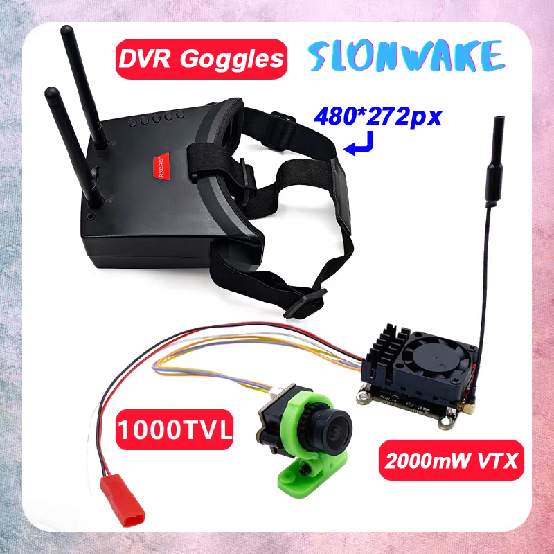 Over 20Km Range 5.8Ghz 2W FPV  - đánh giá và giá Fpv Goggles