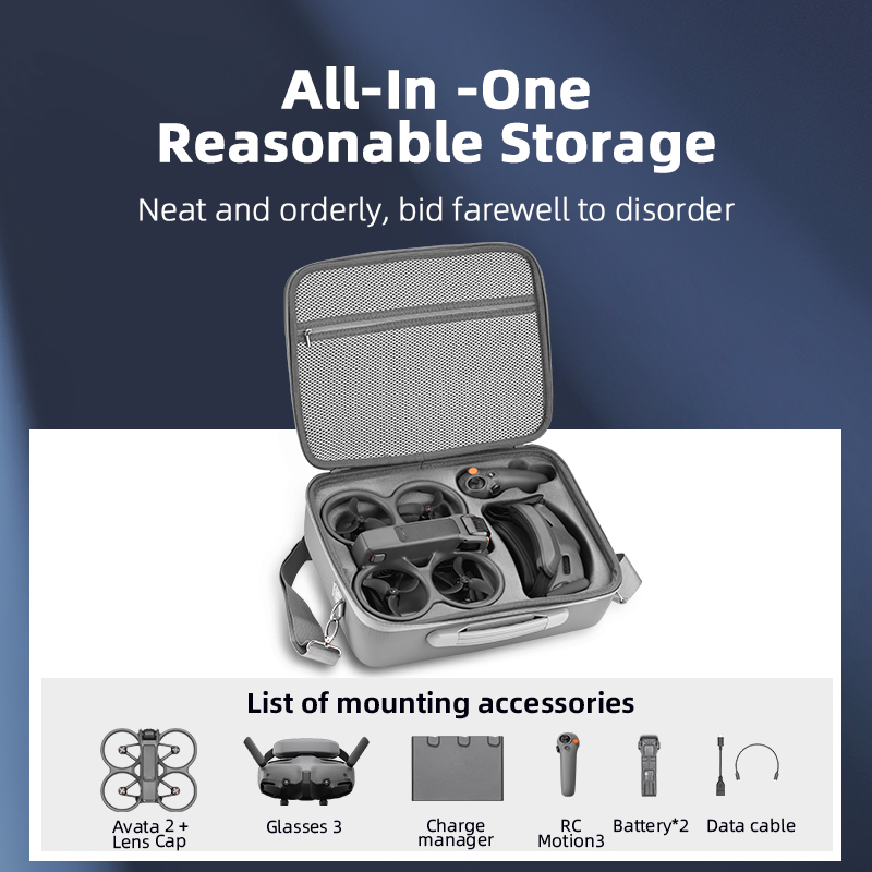 Travel Carrying Case for DJI A - đánh giá và giá Drone Goggles Dji
