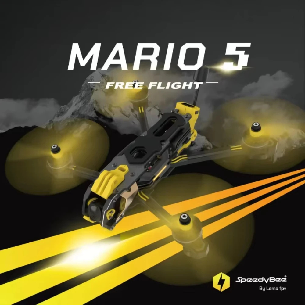Speedybee Mario 5 O4 Frame Kit - đánh giá và giá Carbon Fiber Drone Frame