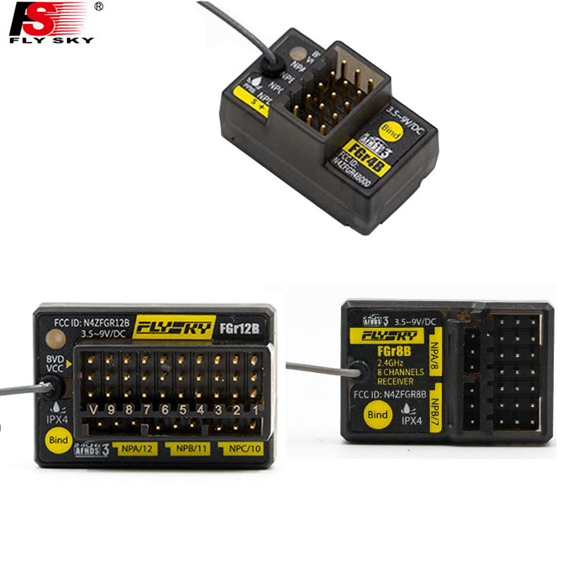Flysky FGr4B FGr8B FGr12B 2.4G - đánh giá và giá Flysky Transmitter