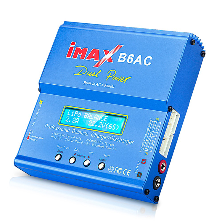 IMAX B6AC RC Charger 80W 6A 2- - đánh giá và giá Lipo Battery 6S