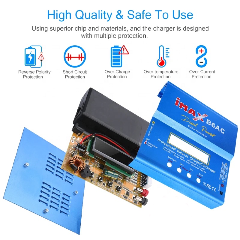 IMAX B6AC RC Charger 80W 6A 2- - đánh giá và giá Lipo Battery 6S