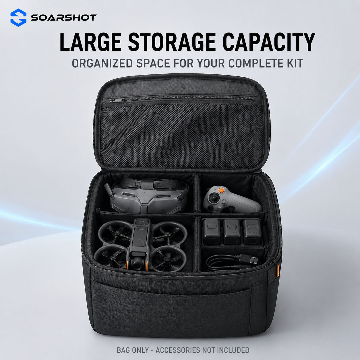 SOARSHOT Carrying Case for DJI - đánh giá và giá Drone Goggles Dji